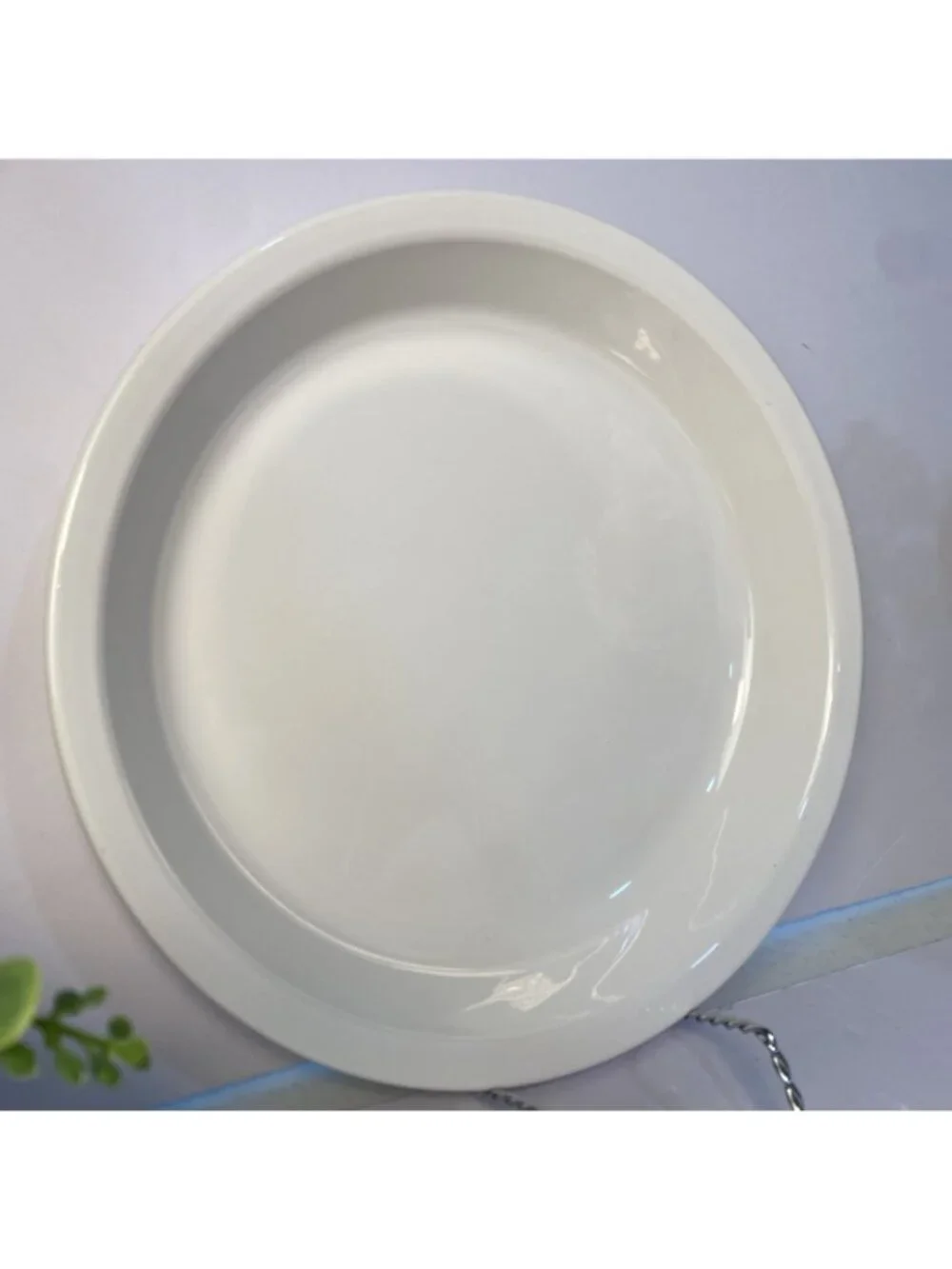 Vintage Corning Ware White P-309 Vintage Pie Plate Serving Dish 9”